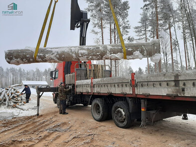 Дом из газобетона размером 10х15,5 в д. Пески