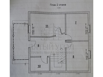 Каркасный дом 8х8 в д. Стрелка